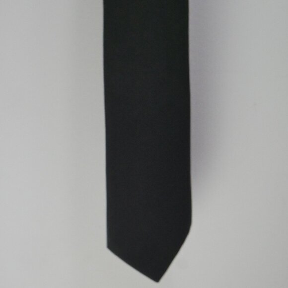 Career Cravats Mens Tie Matte Black - Picture 1 of 9